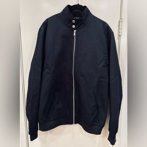 NEW! ASOS DESIGN Men’s Black Harrington Jacket with Funnel Neck (Size M)